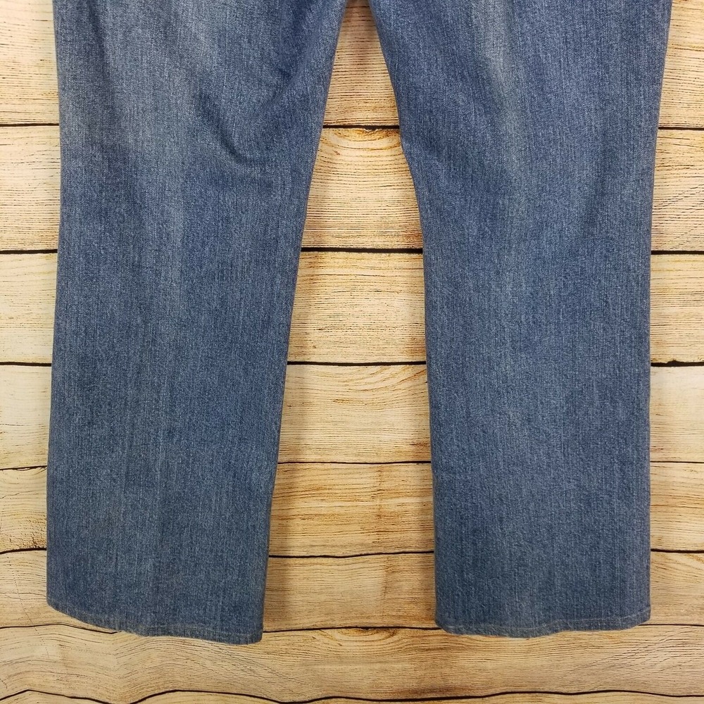 Gap Flare Stretch Jeans Womens 14 Regular Blue Cotton Blend Mid Rise Medium Wash - Picture 10 of 11